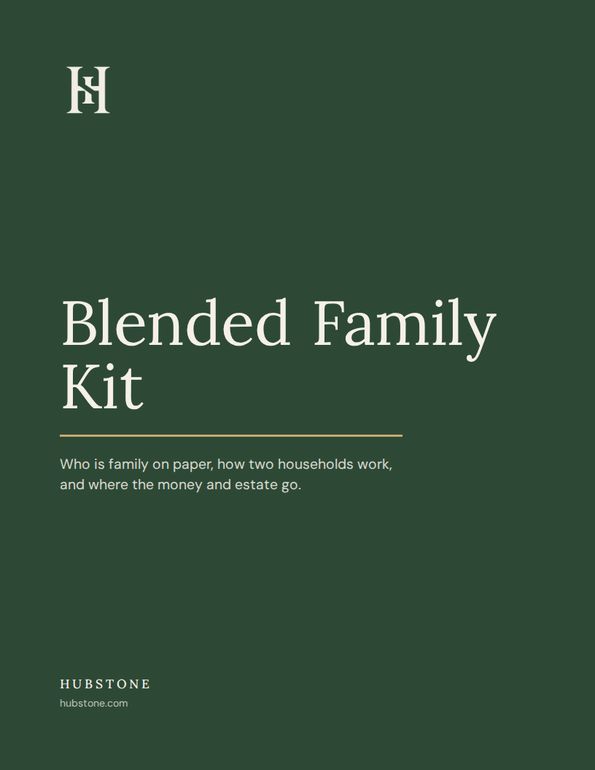 First page of the Blended Family Kit